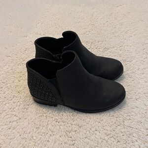 Mia Girls Black Ankle Boots Sz 12